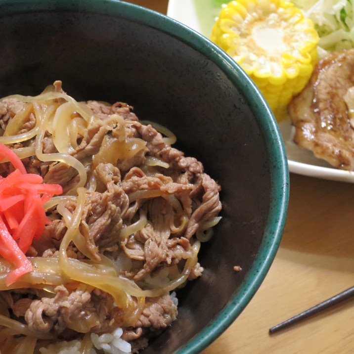 しら切ってもしらたき牛丼